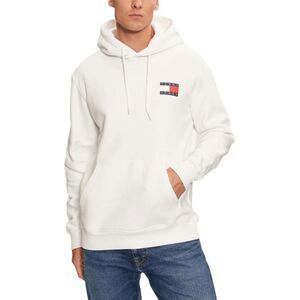 Tommy Hilfiger Jeans White Cotton Men's Hoodie